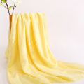 Customized woven light yellow 140CM 22M/M silk viscose silk fabric blend